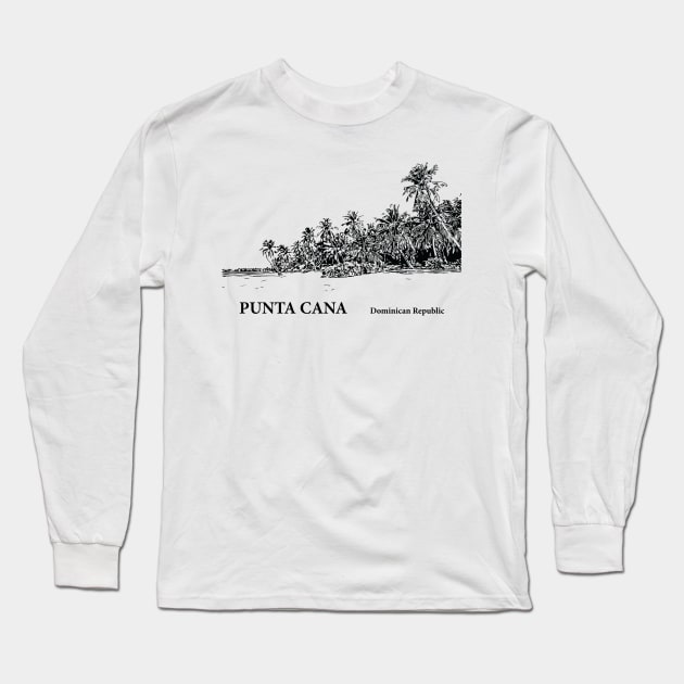 Punta Cana - Dominican Republic Long Sleeve T-Shirt by Lakeric